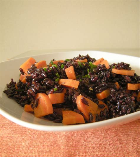 Riz Noir Aux Carottes Cumin Et Huile De Noix Vegetatout