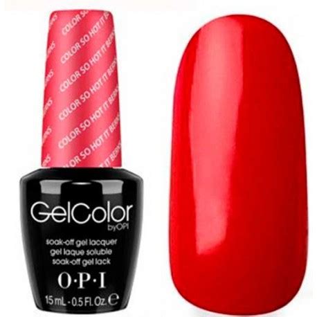 Opi Color So Hot It Berns