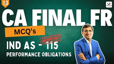 CA Final FR Ind AS 115 Identification Of Performance Obligations