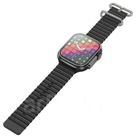 Смарт часы Hoco Y12 Ultra Smart Watch, умные, фитнес браслет, GPS, IP67 ...