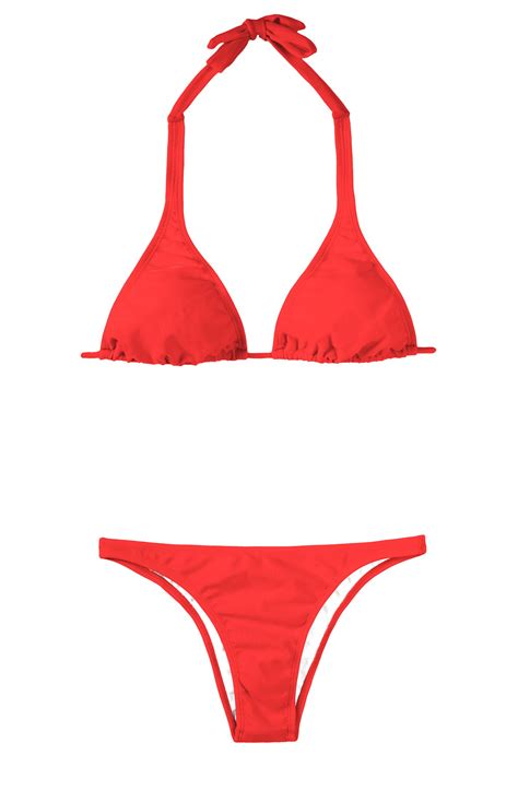 Two Piece Swimwear Brazilian Bikini Red Cortinao Basic