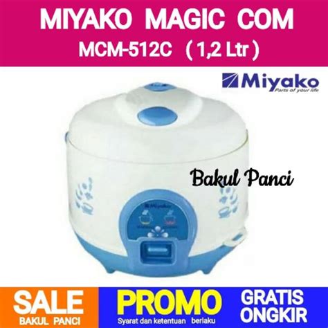 Jual MIYAKO MAGIC MCM 512C RICE COOKER 1 2 Liter Magic Warmer