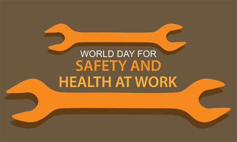 World Day For Safety And Health At Work Template For Background