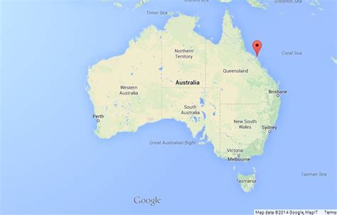 Airlie Beach on Map of Australia - World Easy Guides