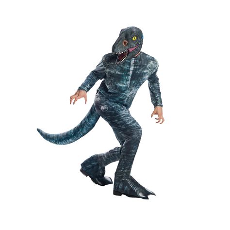 Adult's Velociraptor 'Blue' Costume - Fancy Dress VIP