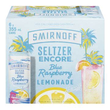 Smirnoff Blue Raspberry Lemonade Alcoholic Malt Beverage Metro