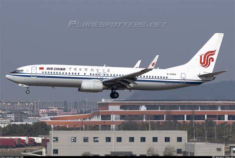 B 5582 Air China Boeing 737 89L WL Photo By Volvo FMX ID 1550015