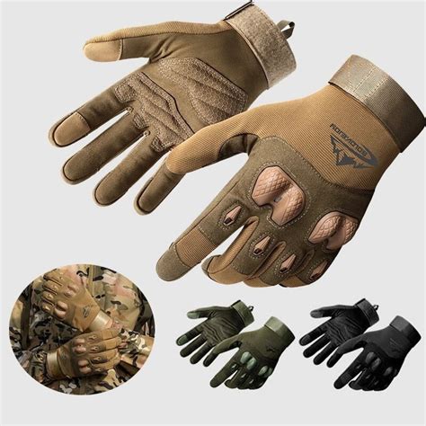 Outdoor Tactical Gloves Full Half Fingers Airsoft Combat Sport Gloves