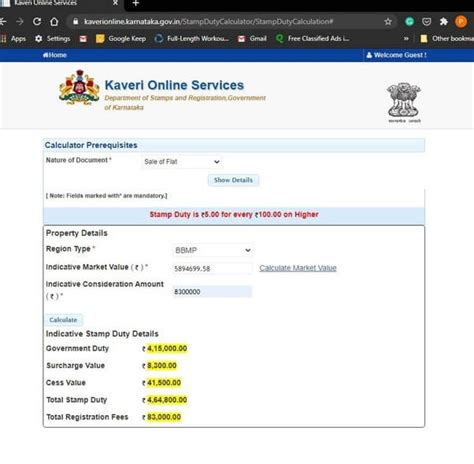 How Do We Calculate The Stamp Duty And Registration Charges Of Property