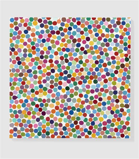 damien hirst spot paintings  art pattern dots