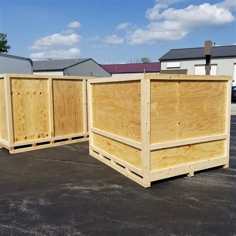 Wooden Shipping Crates Custom Wood Crating Ispm 15 Certified For