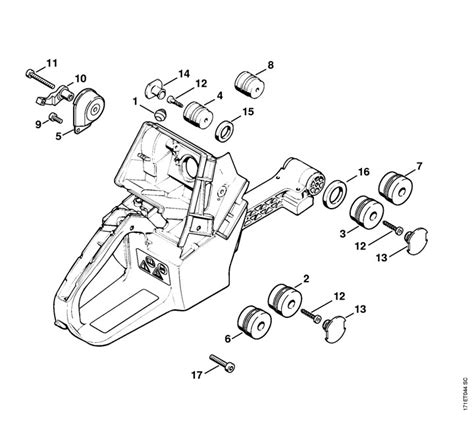 Stihl Chainsaw 088 – AV system | Lawn & turfcare machinery parts