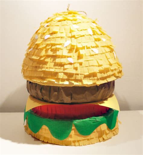 Burger Piñata Pinata Bbq Party Burger