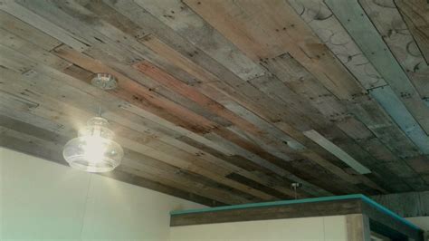 Wooden Pallet Ceiling Ideas | Shelly Lighting