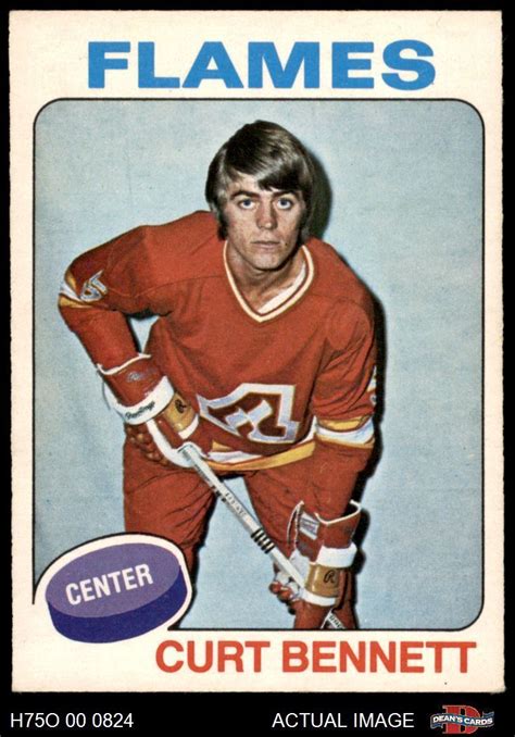 O Pee Chee Nhl Curt Bennett Flames Ex Ebay