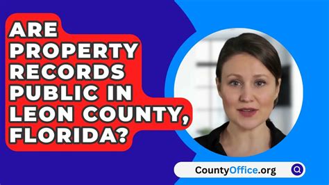 Are Property Records Public In Leon County Florida