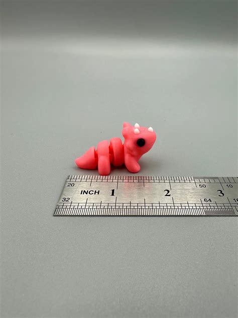 Baby Dino Dinosaur Triceratops Fidget Toy D Printed Articulated