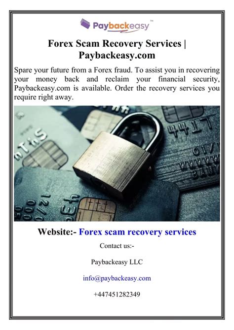 PPT Forex Scam Recovery Services Paybackeasy PowerPoint