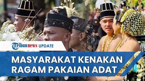 Masyarakat Kenakan Ragam Pakaian Adat Indonesia Ikuti Rangkaian Acara