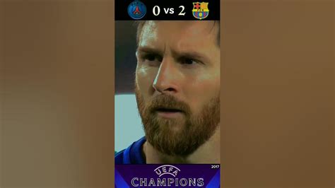 Psg Vs Barcelona Ucl 2017 Shorts Football Youtube