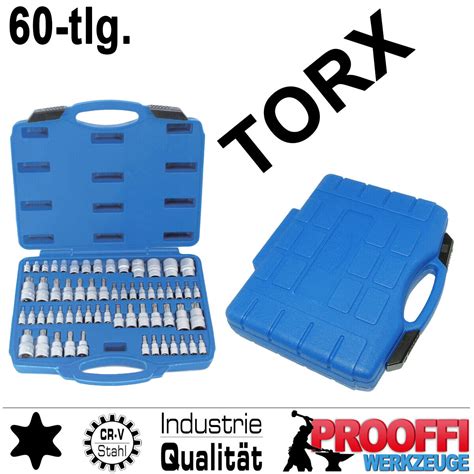 Tlg Torx T Profil E Profil Stecknuss Steckschl Ssel Set T T E