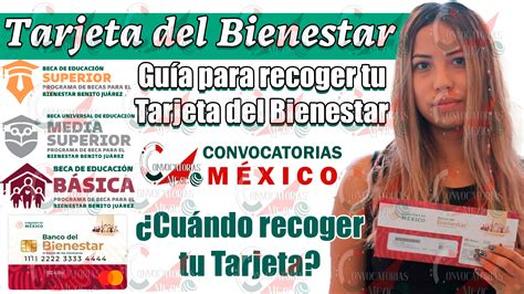 GUÍA para recoger tu nueva Tarjeta del Bienestar Becas para el