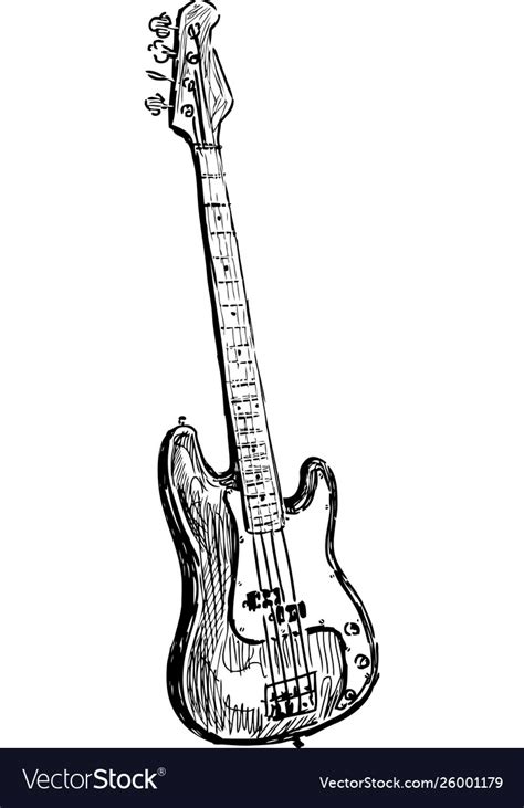 Bass Guitar Outline