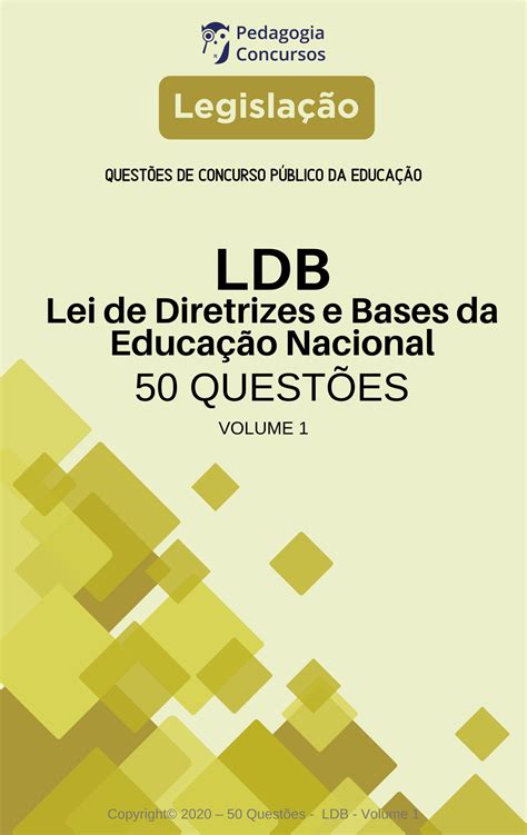 Apostila Em Pdf Ldb Lei De Diretrizes E Bases Da Educa O Nacional