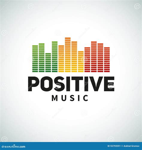 Reggae Music Equalizer Logo Emblem Vector Design Stock Vector