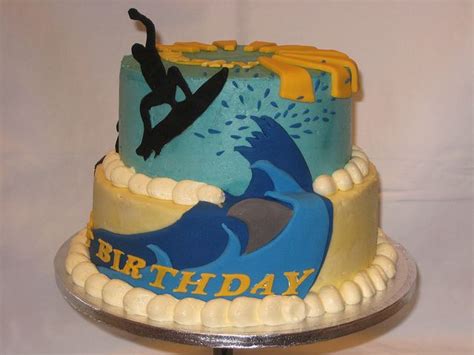 Surf Cake Surfboard Cake Surfer Cake Surf Cake