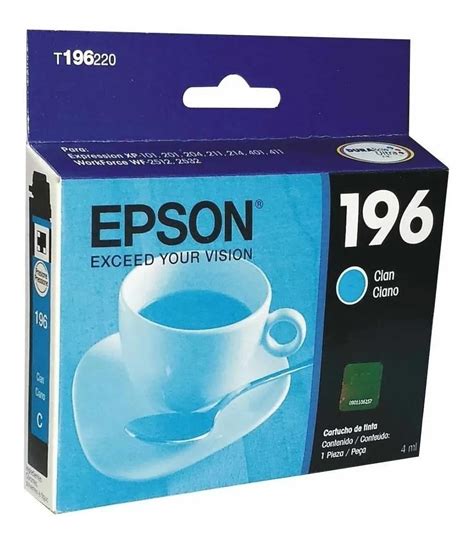 Cartucho Epson Original Cian Xp Xp Xp Xp Paganic Insumos