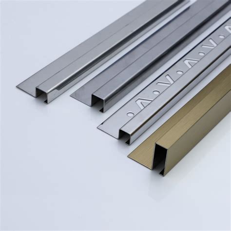 Factory Customized Stainless Steel Profile Tile Trim Ceramic Tile Edge Trim China Stainless