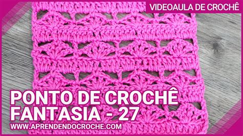 Ponto de Crochê Fantasia 27 YouTube