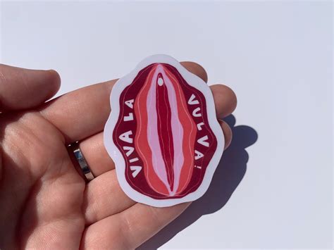 Viva La Vulva Vinyl Sticker Feminist Sticker Empowerment Etsy