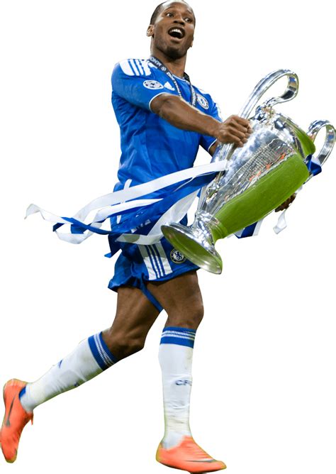 Didier Drogba Chelsea football render - FootyRenders