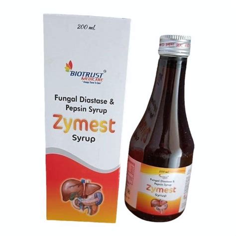 Zymest Fungal Diastase Pepsin Syrup 200 Ml At 23 Bottle In Faridabad