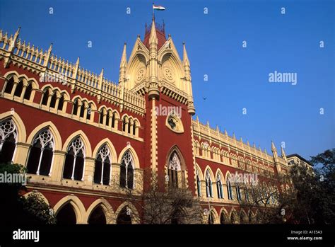 INDIA Calcutta The High Court building based on Ypres town hall Stock ...