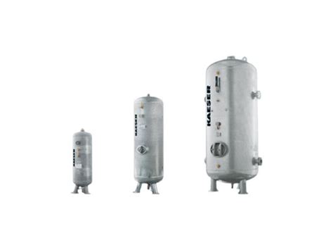 Silver Kaeser Vertical Air Receivers For Industrial Use At Best Price