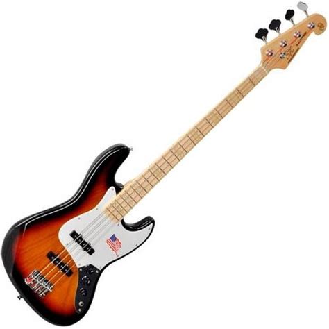 Contra Baixo Sx Jazz Bass Sjb Ts Cordas Sunburst No Shoptime