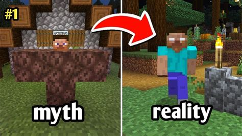 Top Minecraft Myths Minecraft Myth Minecraft Myth In 1 19 YouTube