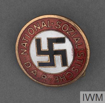 Badge Lapel German Nazi Party Nsdap Badge Imperial War Museums