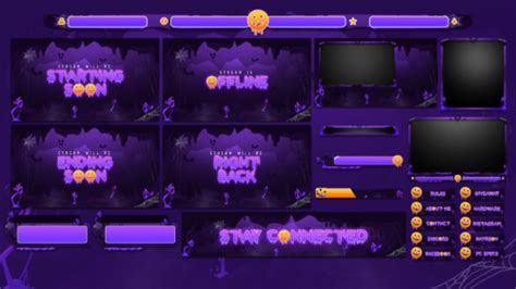 Undead Halloween Animated Obs Overlay Package Hexeum