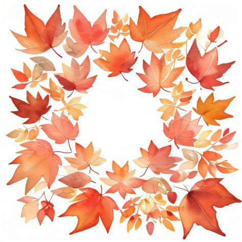 Watercolor Fall Leaves Clipart 29999476 Stock Photo at Vecteezy