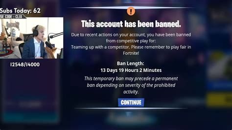 Fortnite Pro Clix Banned For 2 Weeks After Stream Sniper Ruins His Game