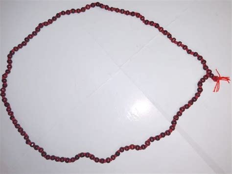 8mm Red Sandalwood Mala For Pooja Size 16 Inch At Rs 50 Piece In Kolkata