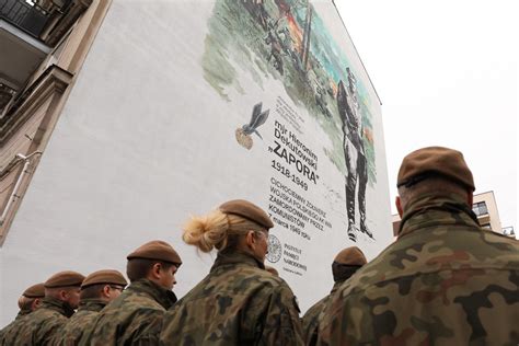 W Lublinie powstał nowy mural Jest poświęcony mjr Hieronimowi