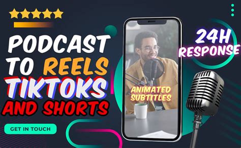 Turn Your Podcast Or Youtube Video Into Tiktok Ig Reels Or Yt Shorts