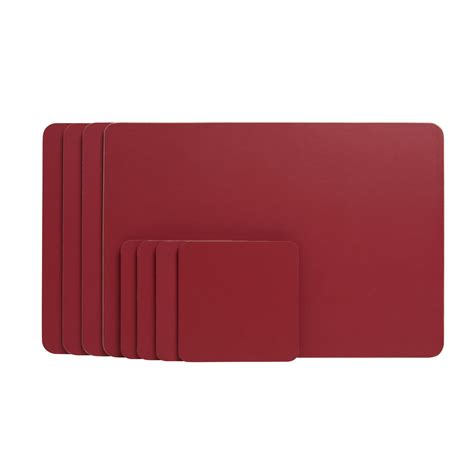 Wilko Cork Placemat And Coasters Red Piece Wilko