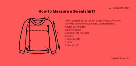 Sweatshirt Size chart guide to pick the right one for yourself