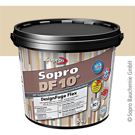 Sopro DesignFuge Flex DF 10 Bahamabeige 34 5kg Eimer